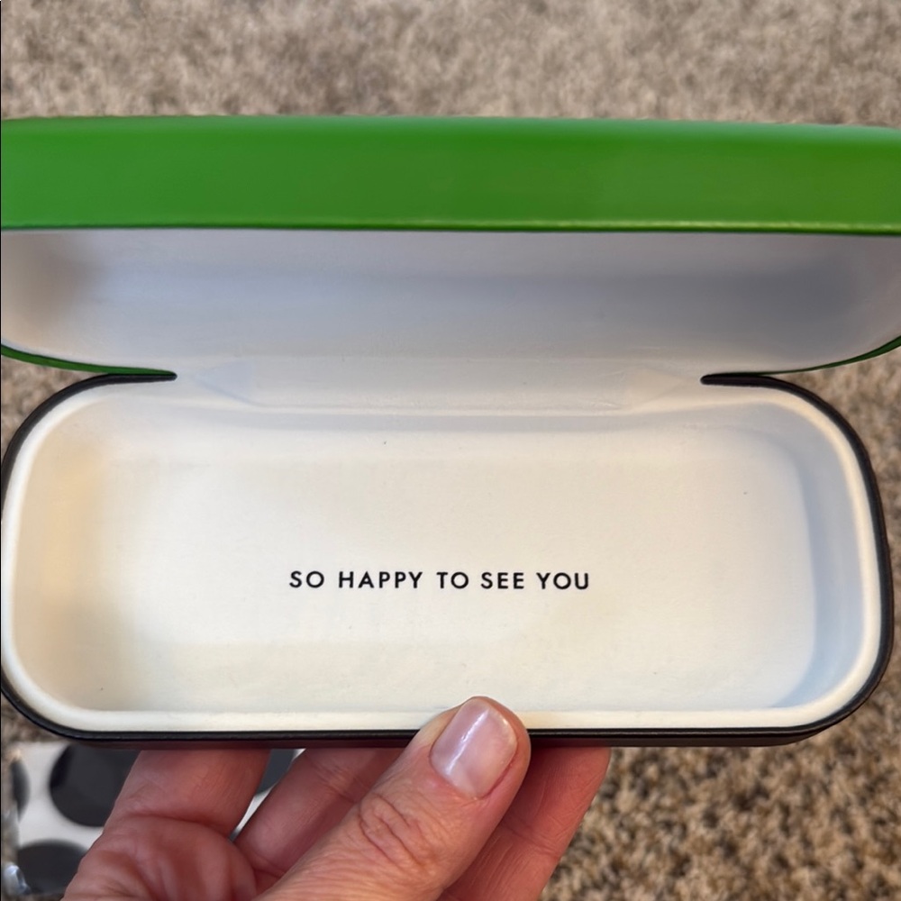 Kate Spade Green Glasses Case - Picture 4 of 7